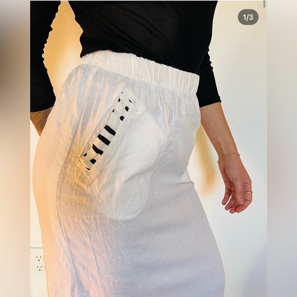 My Tribe Dresses & Skirts - 100% Linen Maxi Pencil Skirt